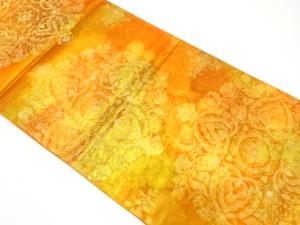 華紋織り出し　袋帯